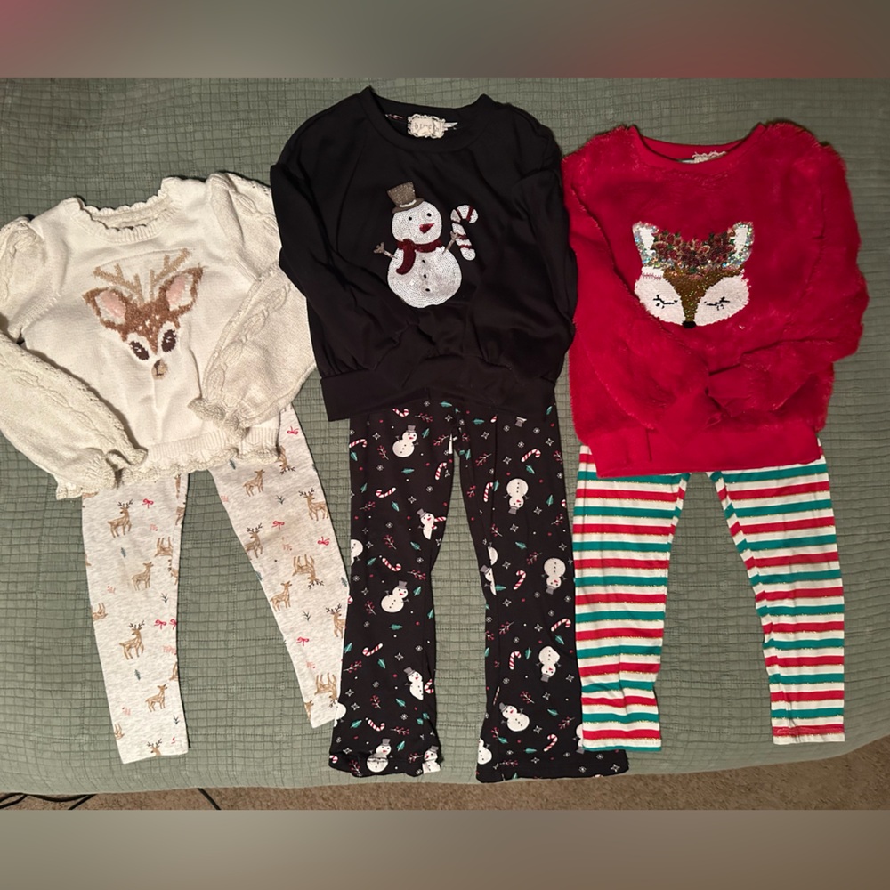 5T Holiday Outfit Set